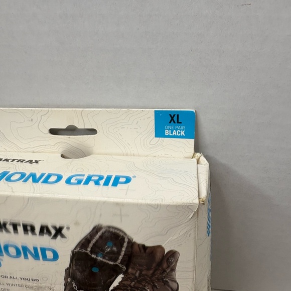 Yaktrax Diamond Grip Ice Traction Cleats - Black Size X-LARGE - Picture 4 of 6